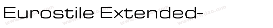 Eurostile Extended字体转换